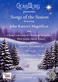 "Songs of the Season" Magnificat poster