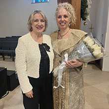 Melody Courage, soprano & Kathy Domoney